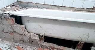 Демонтаж ванной комнаты в Кумертау - стоимость работ от 848 руб. | Сварной-Кра